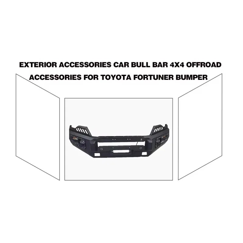 Exterior Accessories Car Bull Bar 4x4 Offroad Accessories for  Fortuner Front Bumper